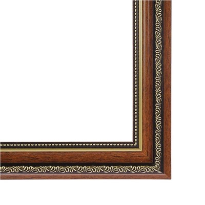 Рама для картин (зеркал) 30×40×3.3 см, пластиковая, Dorothy, коричневая