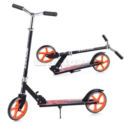 Самокат 2-х колесный ROCKET,колеса PU/ 200 мм,ABEC 7, оранжевый в пакете