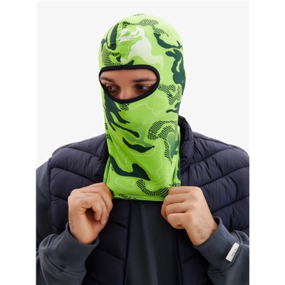 Маска-балаклава Green Spots, размер универсальный, зелёная