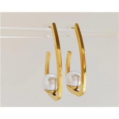 Серьги из стали