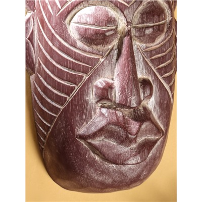 Маска «Ваян», 17×6×30 см, дерево албезия