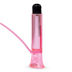 Розовый вакуумный стимулятор для клитора с вибрацией Vibrating Clitoral Pump with Quick Release
