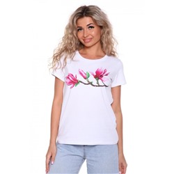 Футболка женская ФЖ046 (Белый)