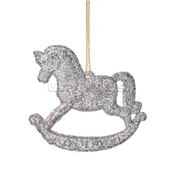 Набор новогодних украшений "Лошадки" (3шт х 8см)