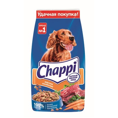 Сухой корм Chappi «Мясное изобилие» для собак, 15 кг