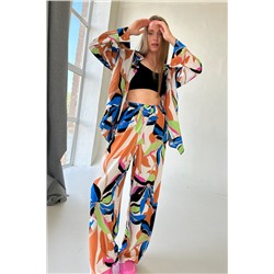 Костюм женский  SET001/15/Розовый, черный