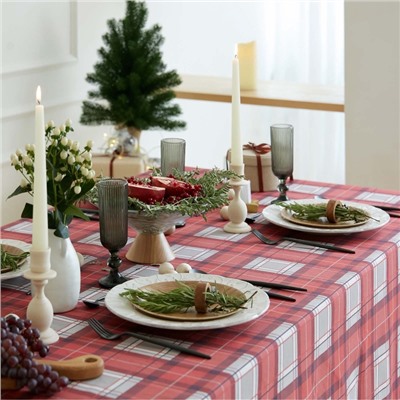 Скатерть Этель «Уютное Рождество» 110×149 см, 100% хл, саржа 190 г/м²