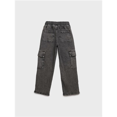 Брюки текстильные джинсовые для мальчиков