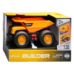 Машина "Бульдозер" 1:32 (свет, звук) в коробке