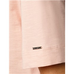 Футболка из фактурного полотна с авторским принтом