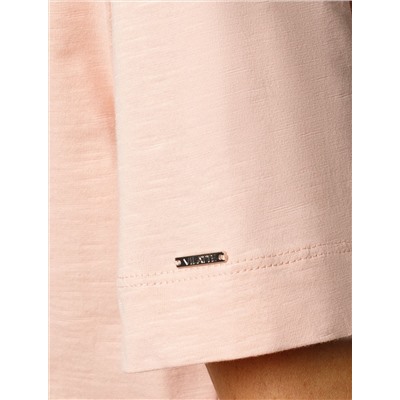 Футболка из фактурного полотна с авторским принтом