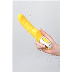 Жёлтый вибратор Satisfyer Yummy Sunshine - 22,5 см.