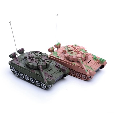 Танковый бой BT0018 "Военная стратегия" на р/у, ( без световых эффектов) 27 MHz в коробке