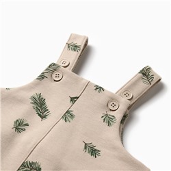 Набор детский (боди и комбинезон) «Крошка Я. Еловые веточки», рост 68-74 см