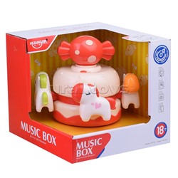 Развивающая игрушка "Карусель" розовая, в коробке