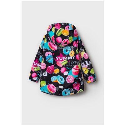 Куртка текстильная с полиуретановым покрытием для девочек (ветровка) PLAYTODAY, 1240322