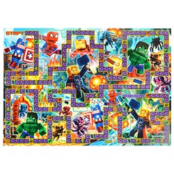 Настольная игра-ходилка "По мотивам Minecraft"