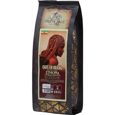 CAFE DE BROCELIANDE. Ethiopia (зерновой) 250 гр. мягкая упаковка