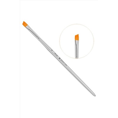Planet Nails Кисть скошенная для французского маникюра №6 KRISTALLER, 1108928