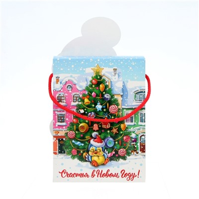 Подарочная новогодняя коробка «Сладкоежка», упаковка, 14×5.5×19 см