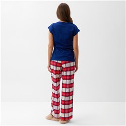 Пижама новогодняя женская (футболка, брюки) KAFTAN Santa team, размер 40-42 49