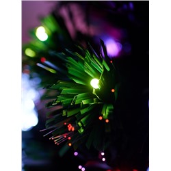 Ёлка светодиодная «Снежинки» 90 см, диаметр нижнего яруса 45 см, 80 веток, мигание, свечение мульти
