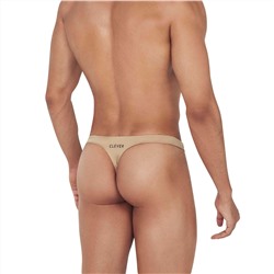 Золотистые мужские трусы-тонги с пряжками Flashing Thong