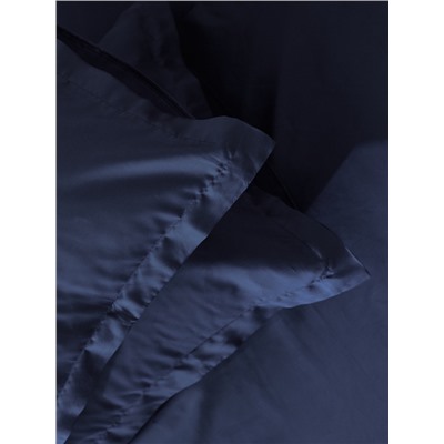 Наволочка SL Home Tencel, 50×70+3 см, синяя, тенсель, эвкалиптовое волокно 100%