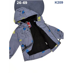 Ветровка K209 серый