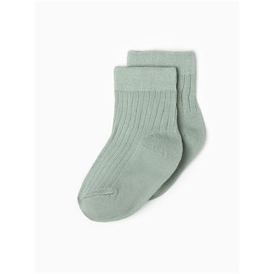 Носки детские Крошка Я BASIC LINE, набор 5 пар, 8-10 см, оливковый