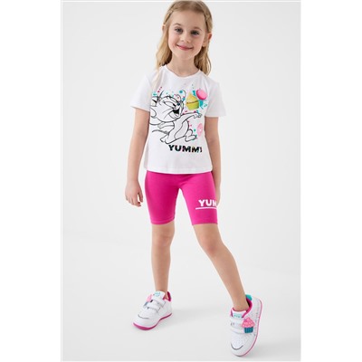 Фуфайка трикотажная для девочек (футболка) PLAYTODAY, 1240321