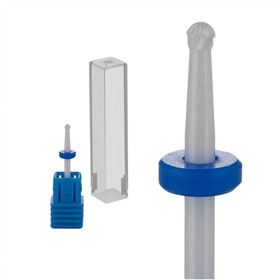 Nail Art Фреза керамическая шаровидная, синий 13266