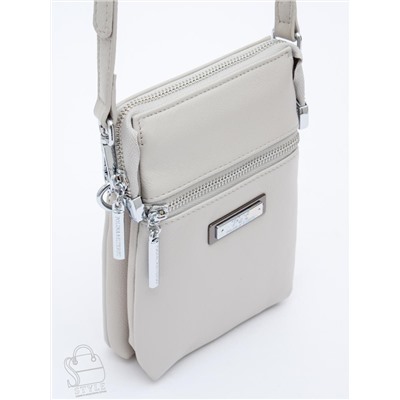 Сумка женская кожаная 0782CH l.gray Polina&Eiterou  в Новосибирске