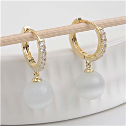 Серьги с замком кольцо арт. 13 3925 (id 277541)