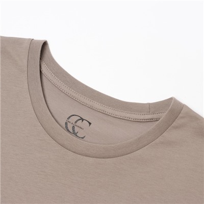 Футболка мужская, цвет коричневый, размер 54 (3XL)