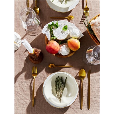 Скатерть Этель Woody, 110×135 см, лён 100%, 190 г/м²