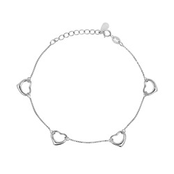 Браслет из серебра без вставки, ТФБ-62