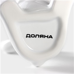 Подставка под зубочистки Доляна «Зайка», 5.5×5×9 см, белая