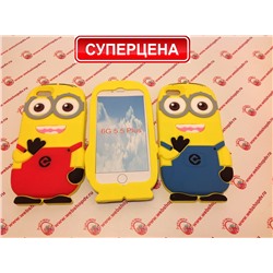 Чехол силиконовый Миньон для iPhone 6+