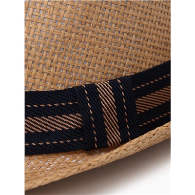 Шляпа мужская MINAKU «Пляж», размер 58, коричневая