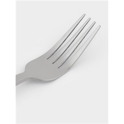 Вилка столовая «Тайфун», длина 20 см, нержавеющая сталь, серебристая