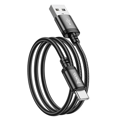 Кабель USB - Type-C Hoco X89 Wind 15W 100см 3A  (black)