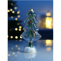 Фигура светодиодная «Ёлочка», 1 LED, 25 см, от батареек AAAх3, свечение RGB