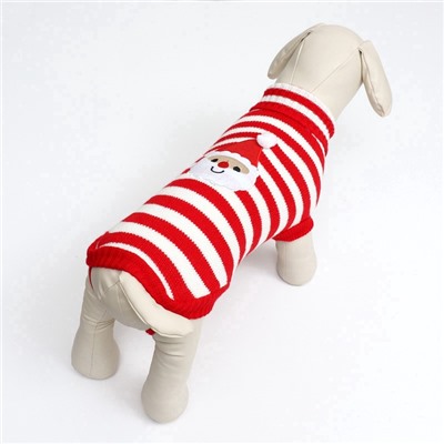 Свитер для собак «Санта», размер 2XL (ДС 41, ОШ 41, ОГ 36-60 см)