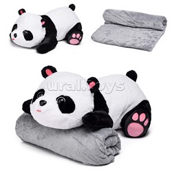 Мягкая игрушка "Медведь" с пледом (110х160)