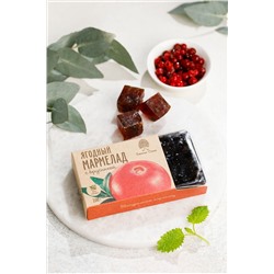 Мармелад ягодный с Брусникой / брикет / 200 г / ТМ Сибирский кедр