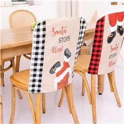 Рождественская накидка, чехлы на спинку стула 50х46см