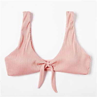 Топ купальный на завязках женский MINAKU Summer time, размер 44, пудра