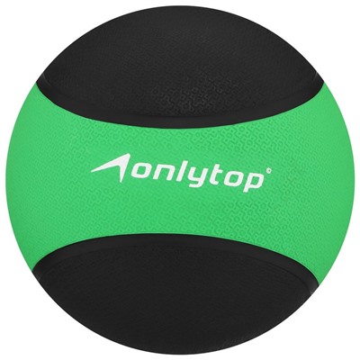 Медицинбол ONLYTOP, 2 кг, цвет зелёный