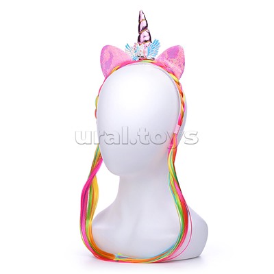 Ободок карнавальный "Единорожка" в пакете